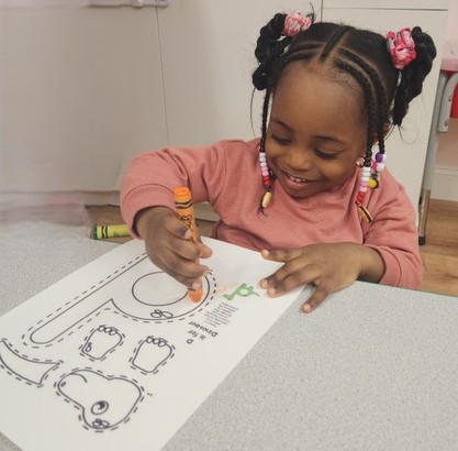 Children in classroom
